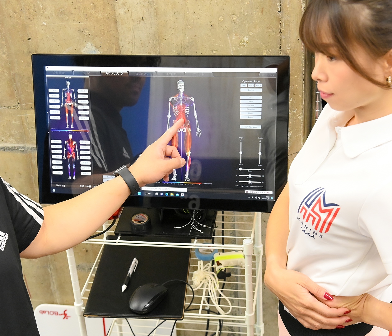 併設のシミュレーターですぐに検証